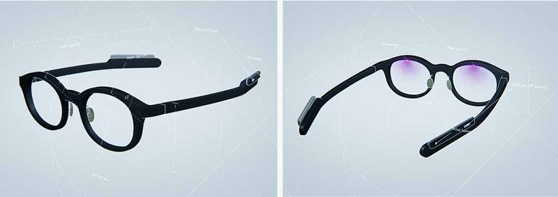 バイオレットライトを使った近視進行抑制メガネ型医療機器 コンセプトビジュアル
