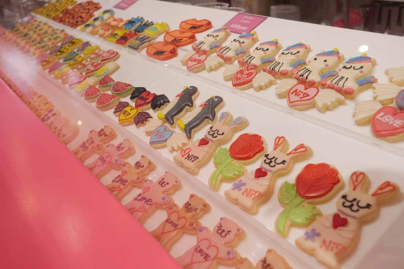 トッピングのクッキーもすべて手作り