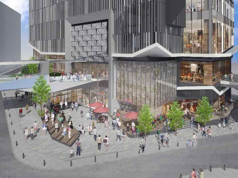 渋谷ヒカリエ側1階広場