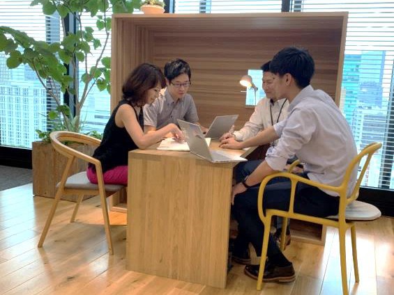 三菱地所レジデンス 本社オフィス内