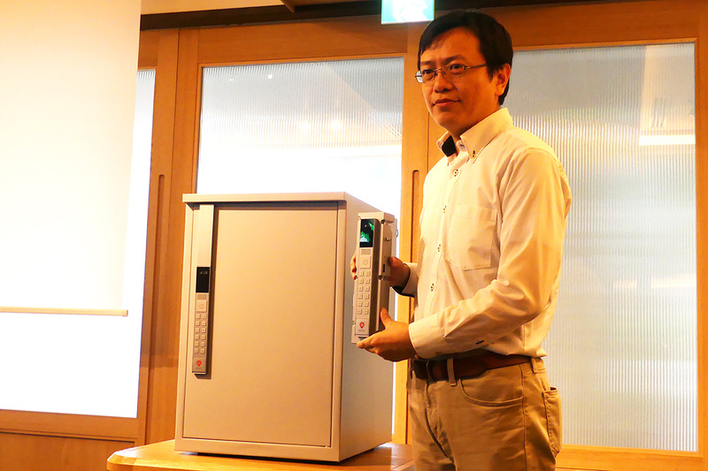 PackPortとスマートロック部を持つPacPort代表取締役社長 沈燁氏