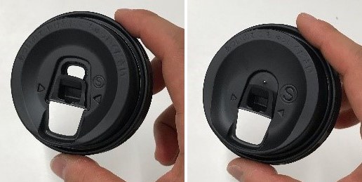 左が香りフタ、右が現行品