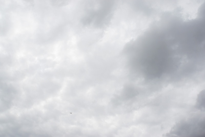 ハンモックに寝た時の光景