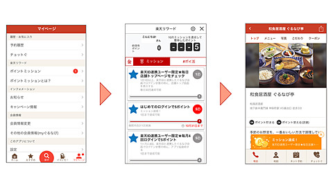 ぐるなびアプリ が楽天id連携を強化 楽天リワード搭載 Impress Watch