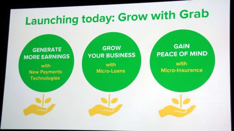 現在Grabはペイメント事業に限らず、「Grow with Grab」のブランド名で東南アジア地域の小売やビジネスを支援して市場の成長による自身のビジネス拡大を進めている