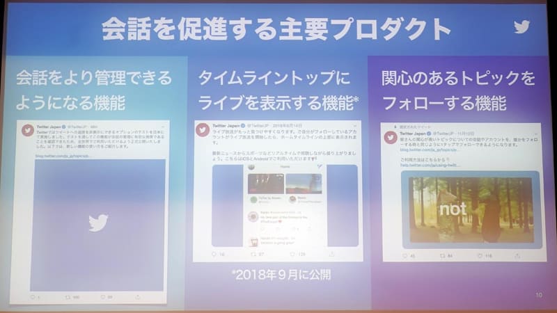 会話を促進するための改良