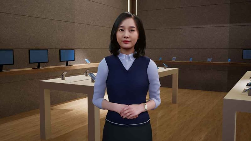 AI店員イメージ 協力: Quantum Capture