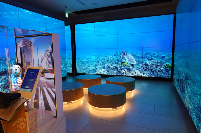 デジタル・ハチ公は待ち合わせ場所として利用できる