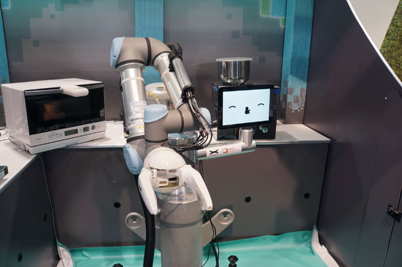 温めている間はトークで接客