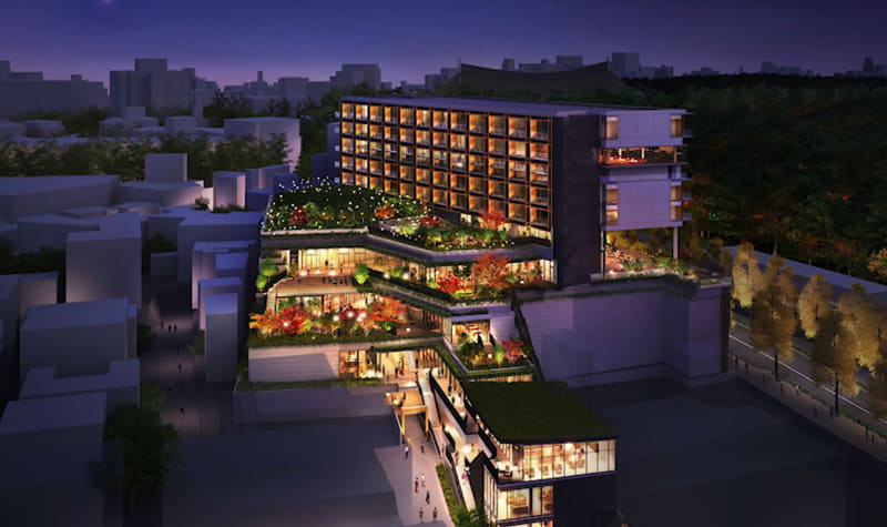 外観全景 イメージ(竹下通り側より俯瞰)