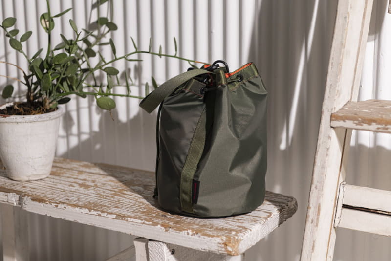 DUAL DRAWSTRING POUCH