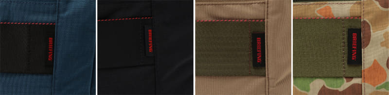 左から、ネイビー、ブラック、コヨーテ、ダックハンターカモ