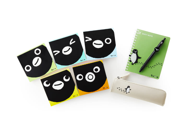 Suicaのペンギンオリジナルステーショナリーセット