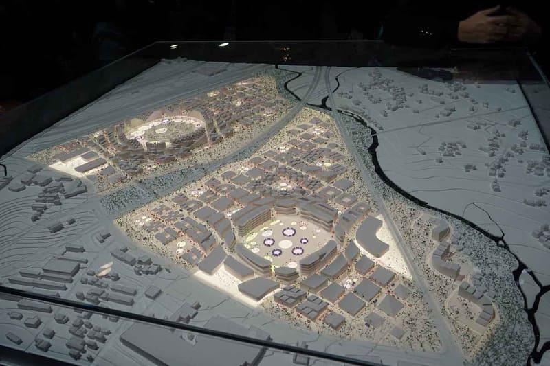 Woven Cityのミニチュア