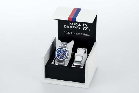 O*A様 セイコー SBXB022 2500本限定 アストロン ジョコビッチ セイコーアストロン、セルビア×日本カラーのジョコビッチモデル