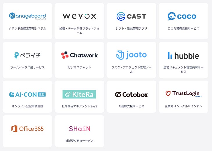 掲載予定サービス