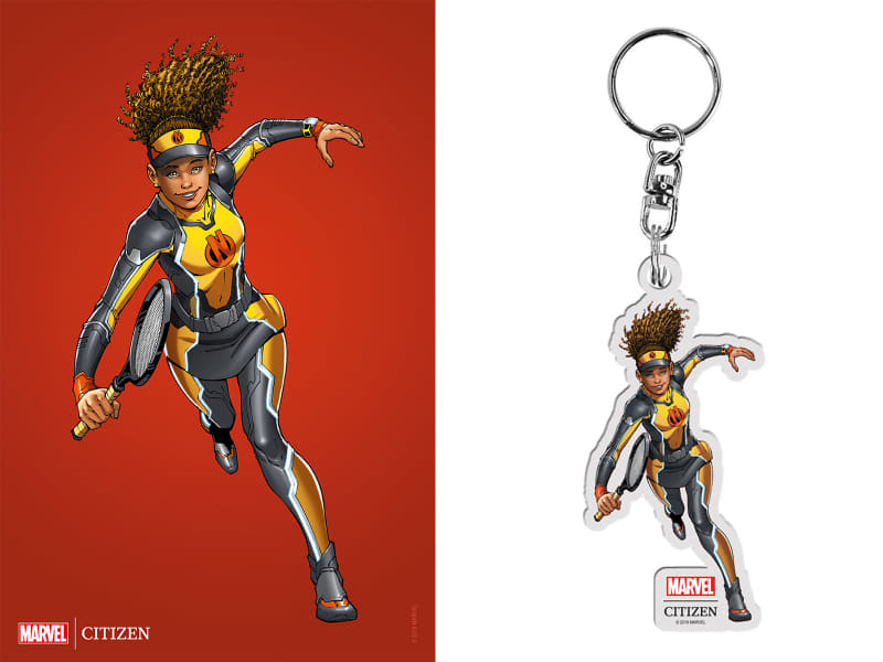 オリジナル・キャラクター“Naomi”とキーリング