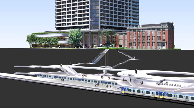 馬車道駅接続概念図