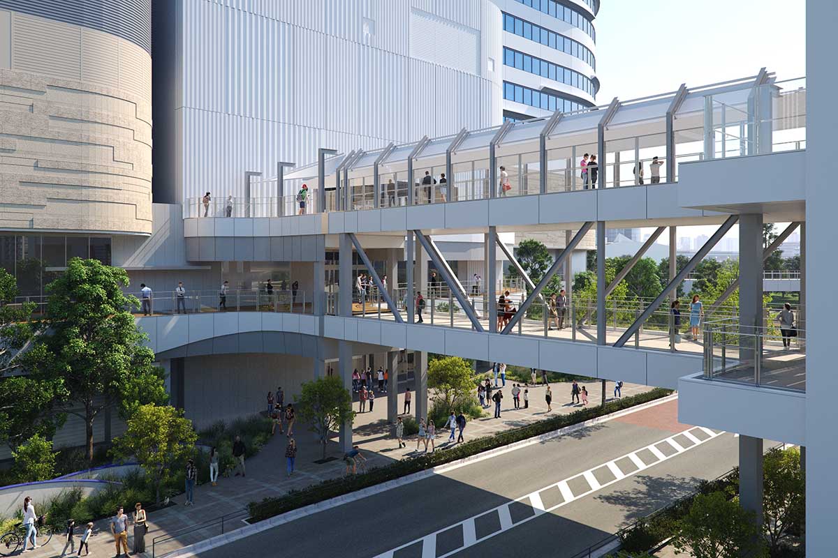 ららぽーと豊洲1・3接続デッキ