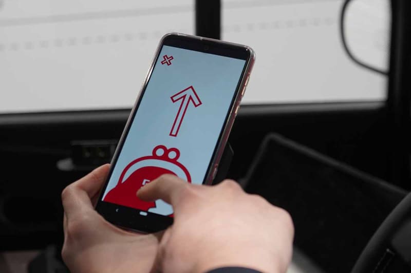 商品を選んで注文するとスマホだけで決済完了