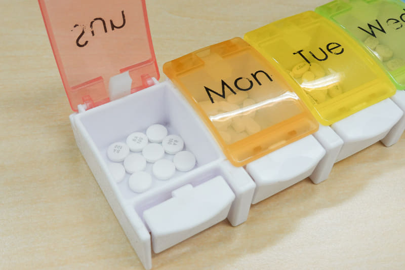 こんな感じで同じクスリを大量に小分けして使った