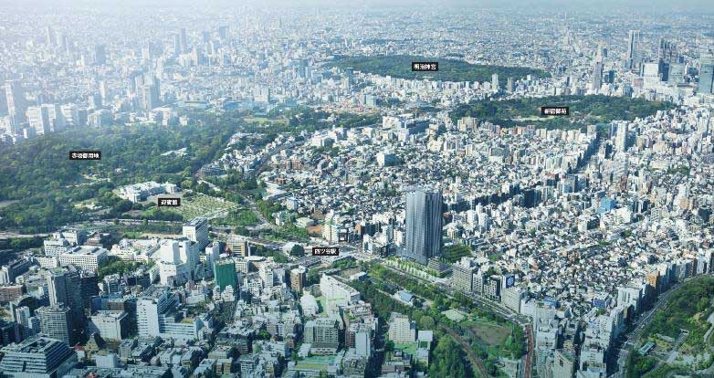 周辺エリア俯瞰写真