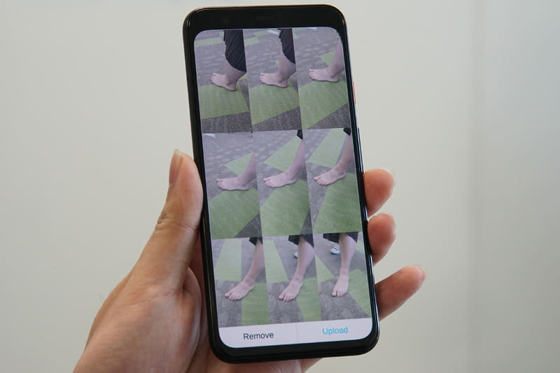 撮影が完了したらサーバーにアップロード