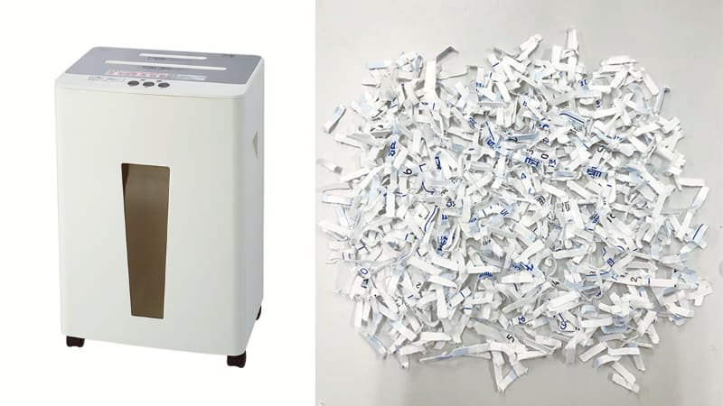 パーソナルシュレッダ ノイズレス マイクロカット(NSE-NLM01W)