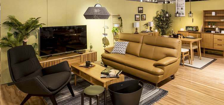 大塚家具と家電を組み合わせた売り場イメージ