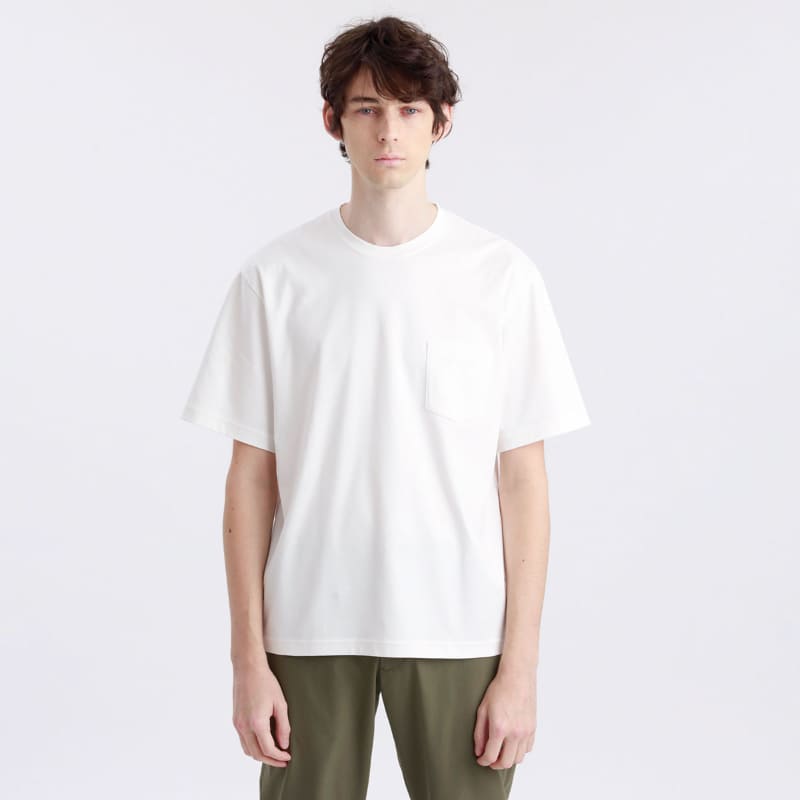 ポケットクルーネックTシャツ