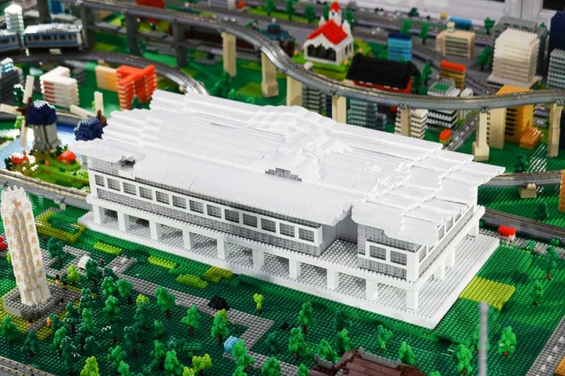 サステナブルnanoblockで作られた高輪ゲートウェイ駅