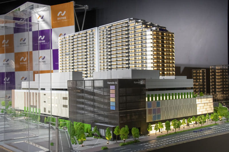 模型 敷地南側から