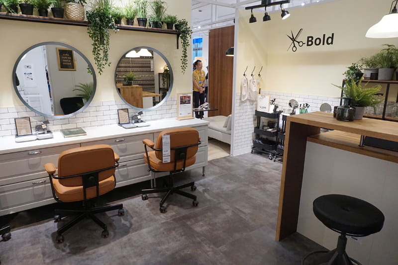 美容院のセットアップ例