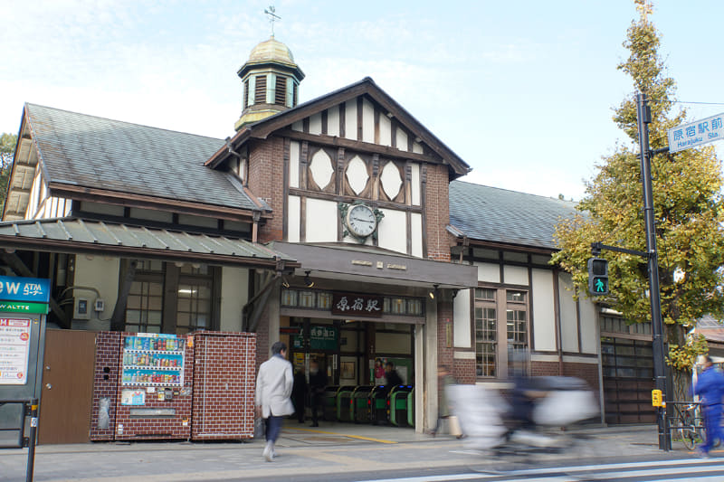 現在の原宿駅(19年12月撮影)