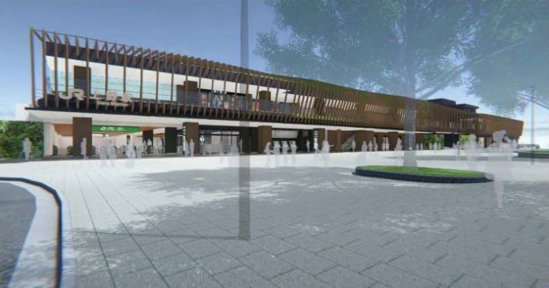 上野駅 全面開業時新公園口駅舎外観イメージ