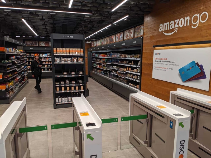 Amazon Go店舗では比較的新しい米カリフォルニア州サンフランシスコのEmbarcadero Center店