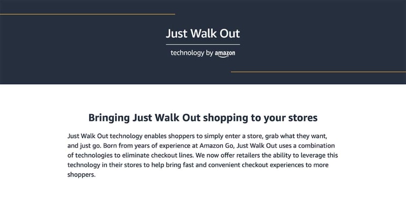 3月9日に公開されたJust Walk Outの専用ページ