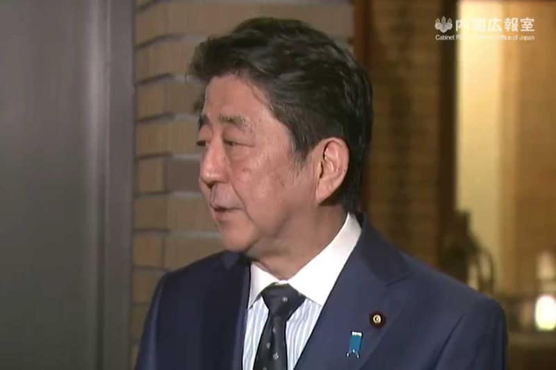 東京五輪延期を発表する安倍首相(首相官邸Twitterから)