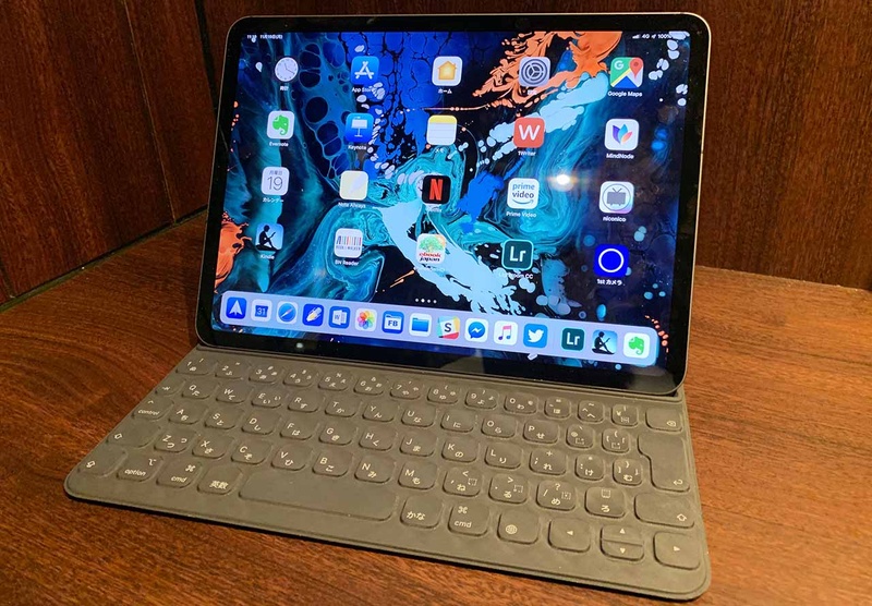 2018年11月掲載の記事より。1サイズ大きいSmart Keyboardを使う「裏技」は通じなくなった
