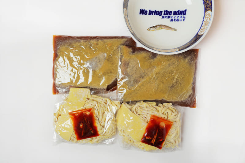 すごい煮干ラーメン凪のお土産ラーメンセット(丼は含まれない)