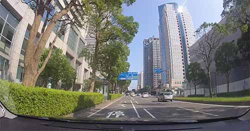 ドライブレコーダーで撮影した画像