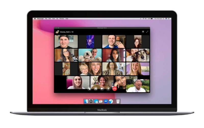 Messenger Rooms on Desktop