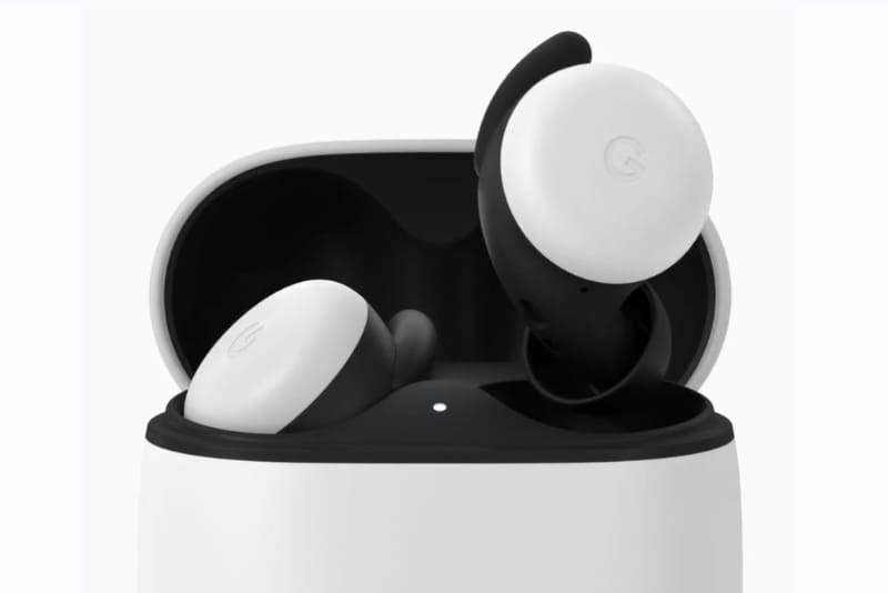 完全ワイヤレスイヤフォン「Pixel Buds」(Clearly White)
