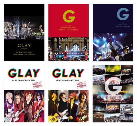 GLAY 写真集 セット/レア 自分だけの「GLAY写真集」を作れる「GLAY DEMOCRACY 25TH MEMORIAL
