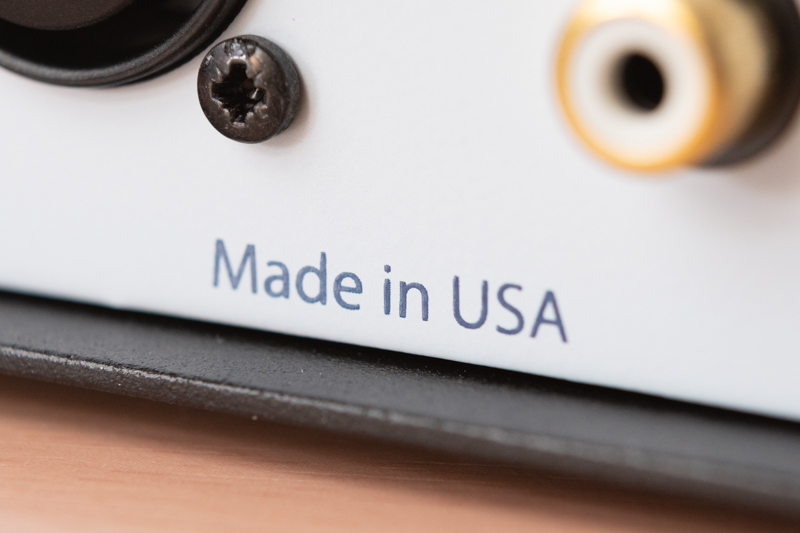 筆者の家にはほとんど無い「Made in USA」の文字が新鮮だった