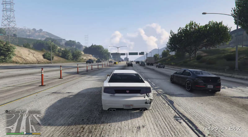 オープンワールド型のアクションゲーム「グランド・セフト・オート V」