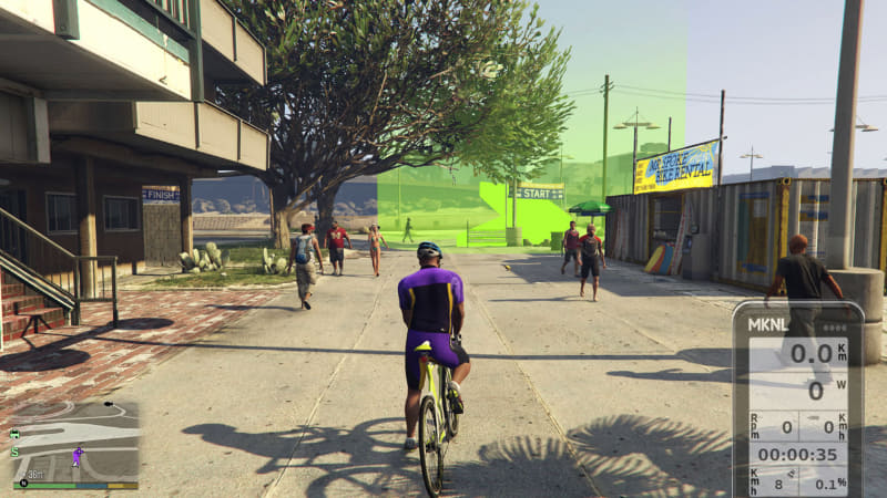 走行ルートは現在4種類用意されている。設定ファイルを作成することで独自のルートを追加することも可能なようだ