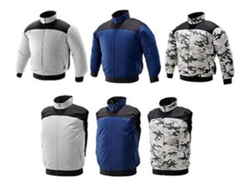 クールウェアPRO長袖(上段)、クールウェアPROベスト(下段)