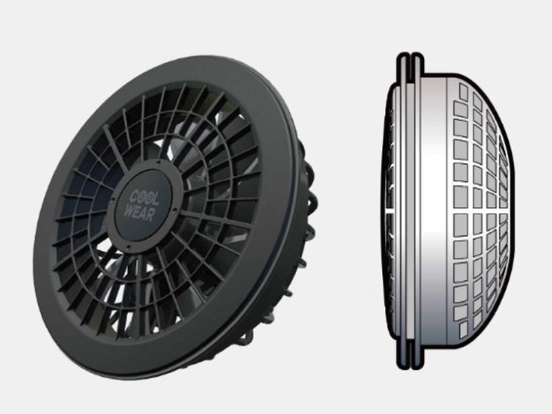 サーキュレーター技術を活用した小型ファンを搭載