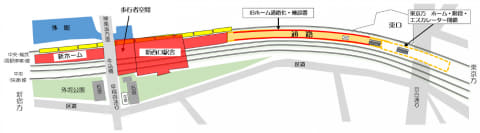 JR飯田橋の新西口駅舎、7月供用開始。神楽坂側 - Impress Watch